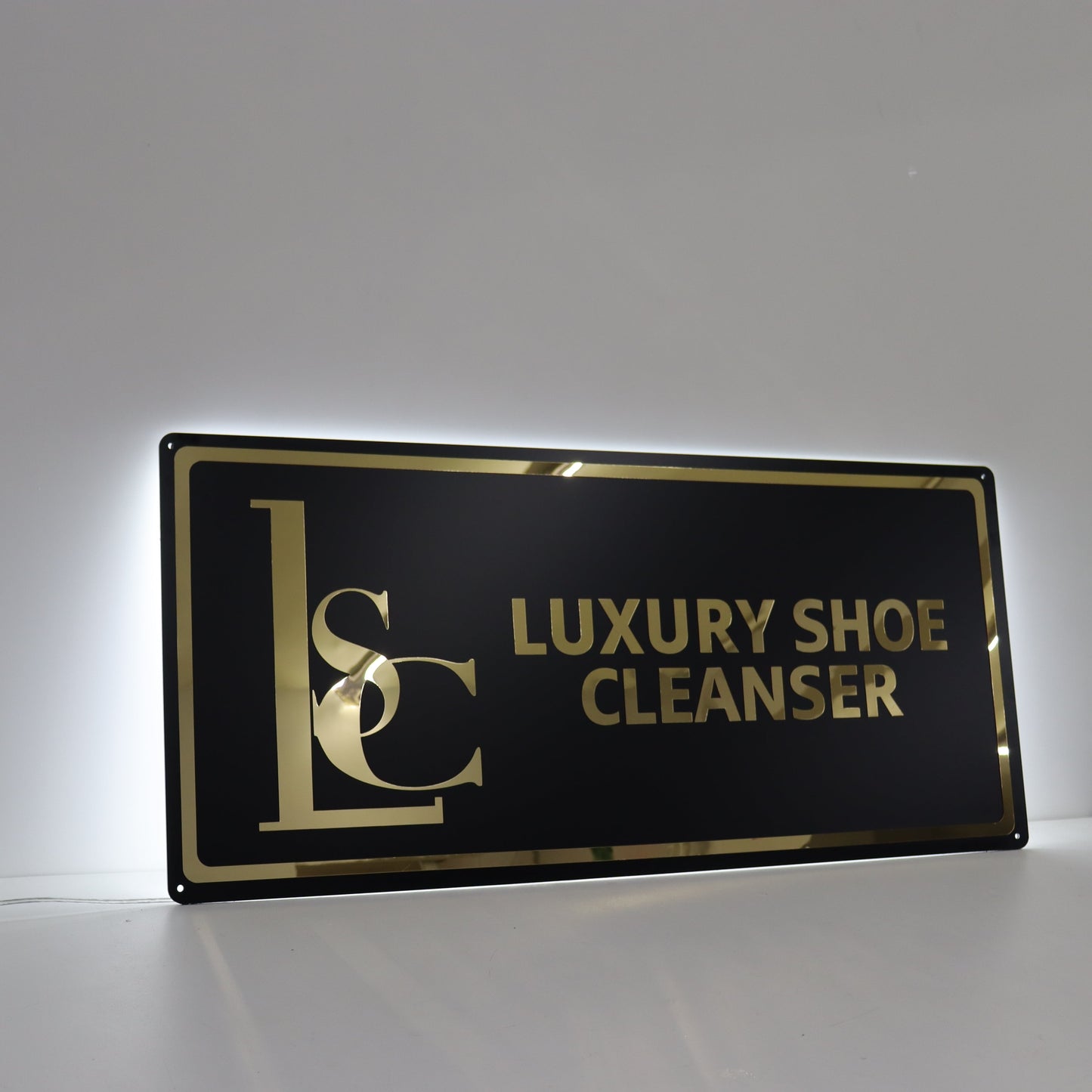 Business Neon Sign | Mirror Neon Sign | Acrylic Custom Logo Decoration