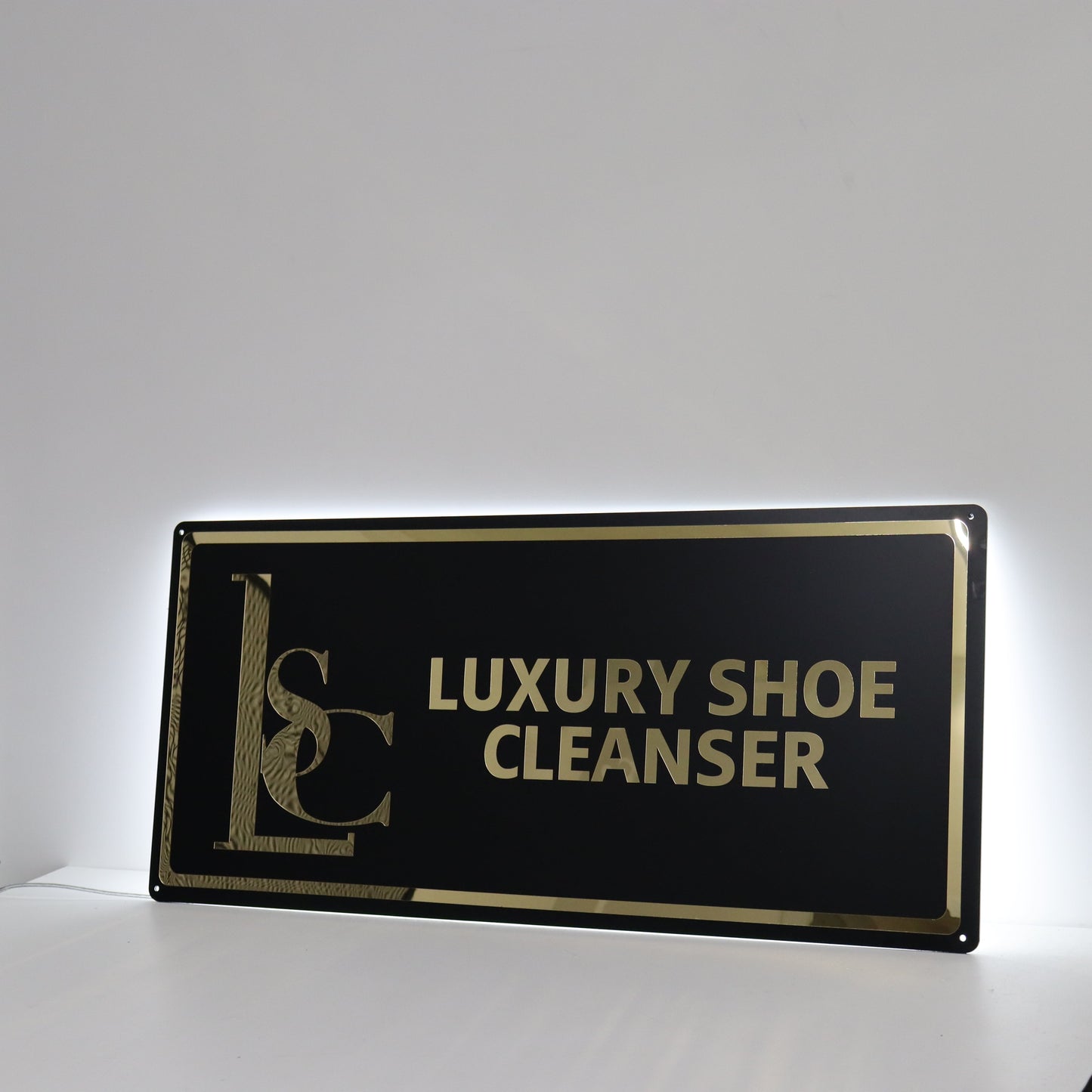Business Neon Sign | Mirror Neon Sign | Acrylic Custom Logo Decoration