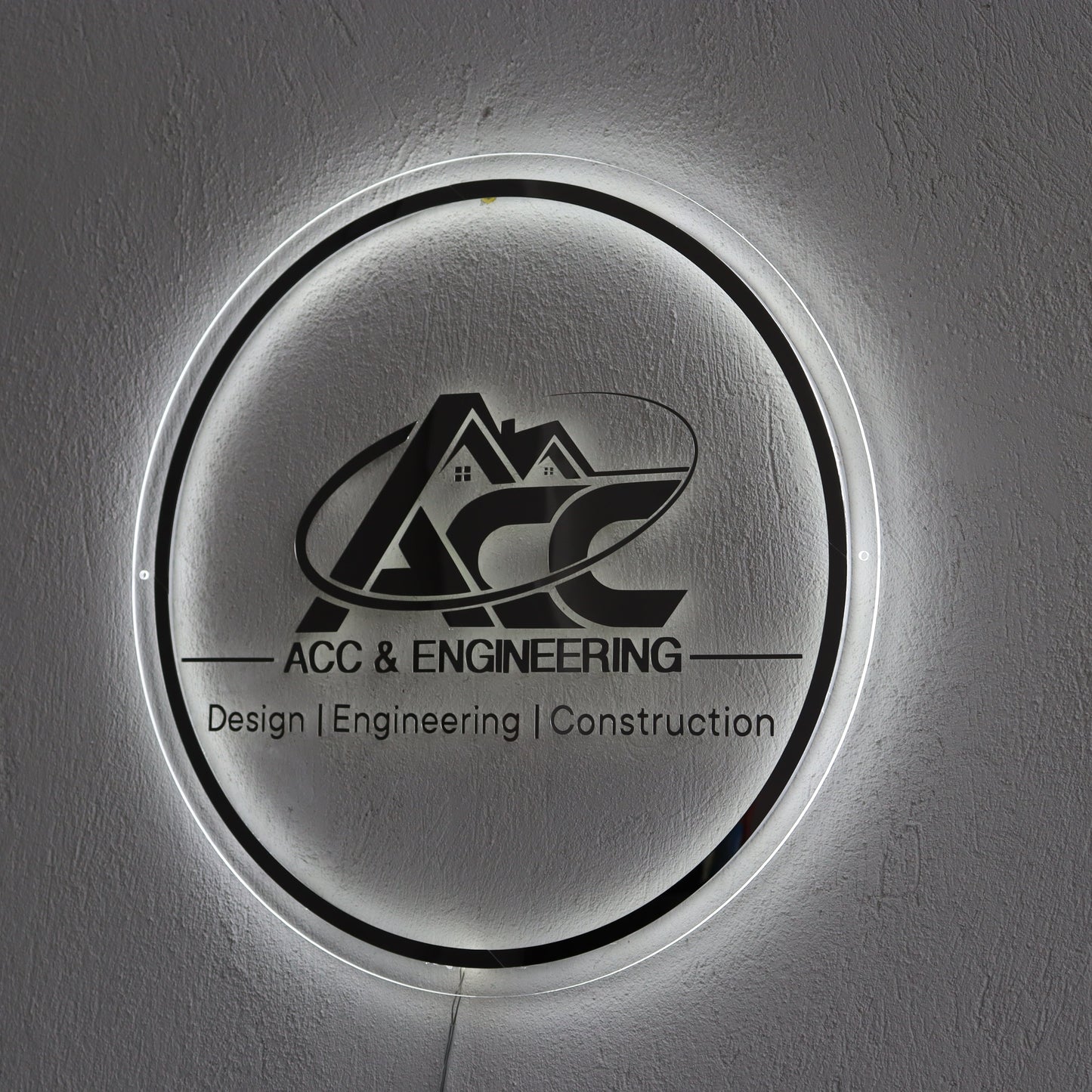 Business Neon Sign | Mirror Neon Sign | Acrylic Custom Logo Decoration