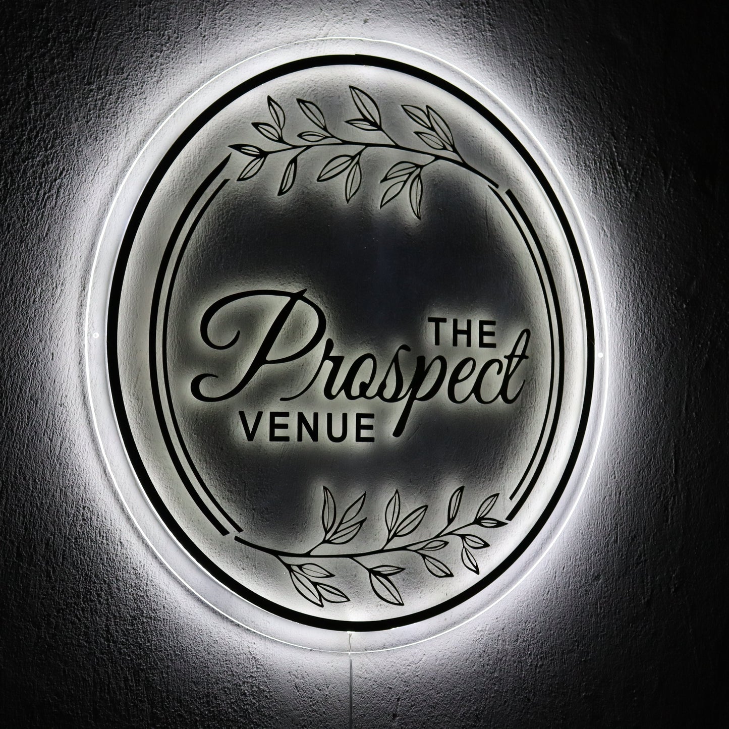Business Neon Sign | Mirror Neon Sign | Acrylic Custom Logo Decoration