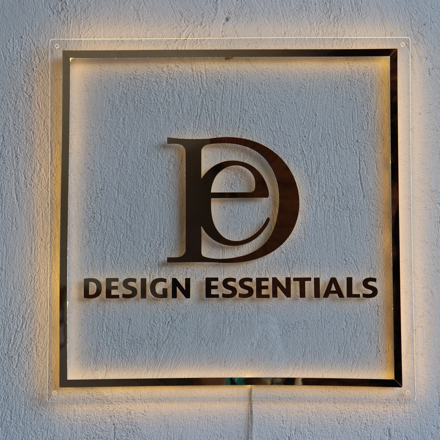 Business Neon Sign | Mirror Neon Sign | Acrylic Custom Logo Decoration
