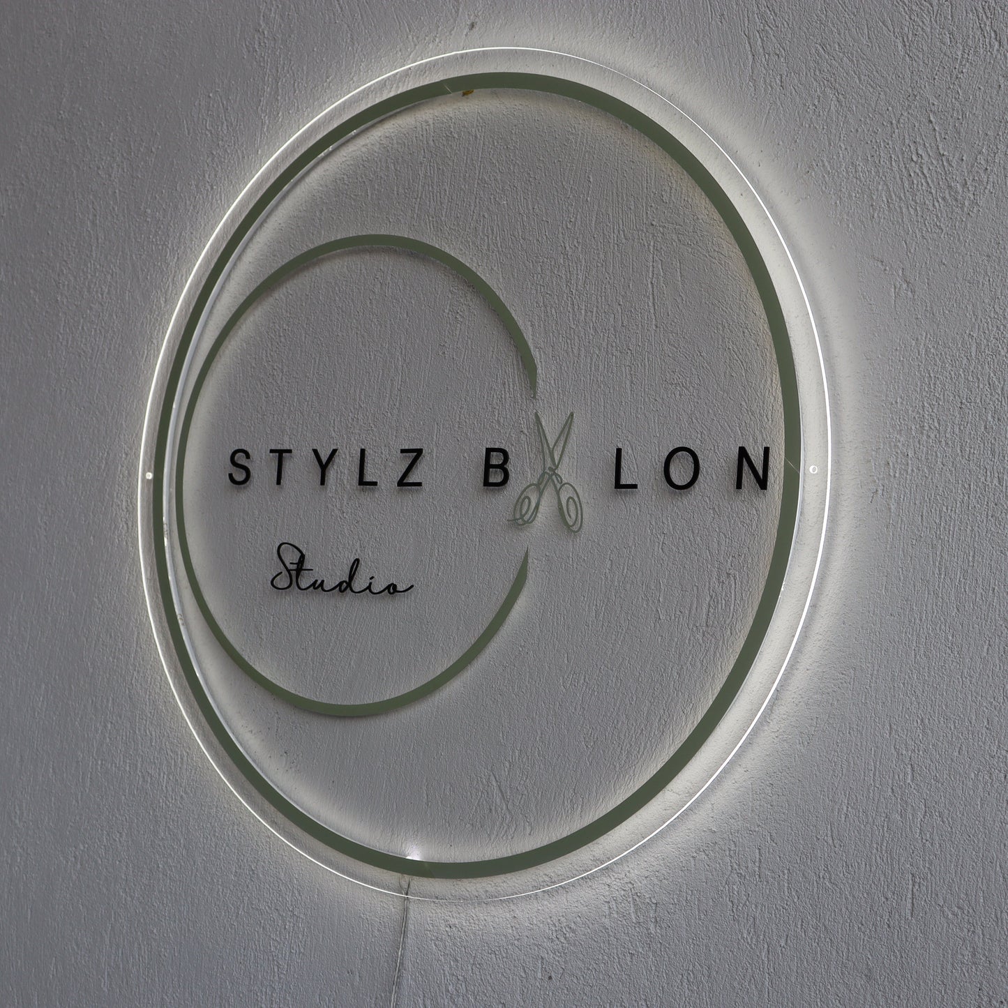 Business Neon Sign | Mirror Neon Sign | Acrylic Custom Logo Decoration