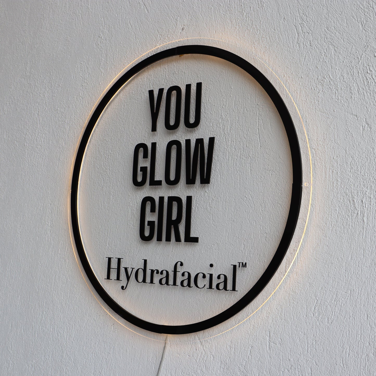 Business Neon Sign | Mirror Neon Sign | Acrylic Custom Logo Decoration