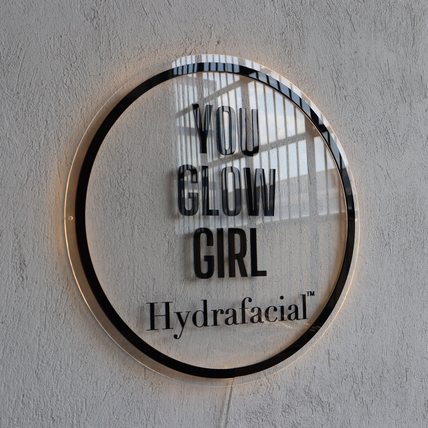 Business Neon Sign | Mirror Neon Sign | Acrylic Custom Logo Decoration