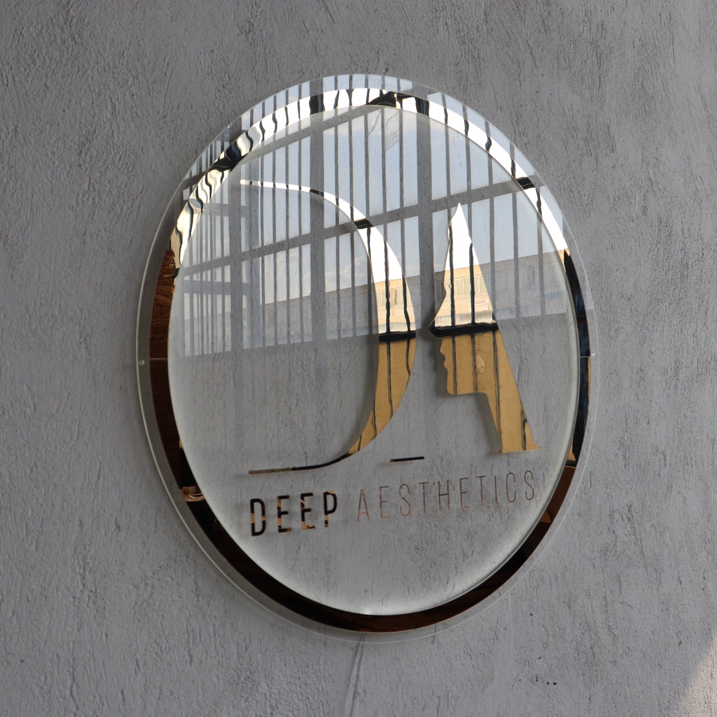 Business Neon Sign | Mirror Neon Sign | Acrylic Custom Logo Decoration