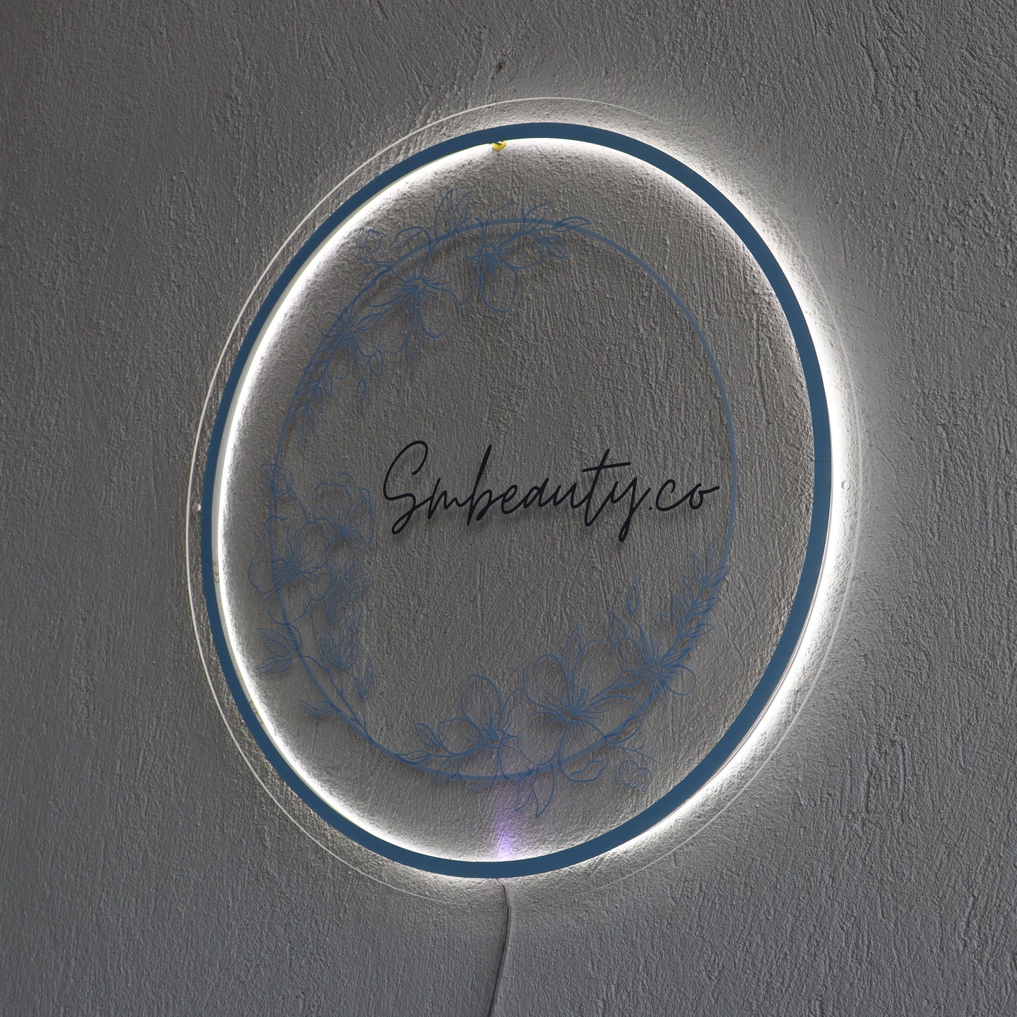 Business Neon Sign | Mirror Neon Sign | Acrylic Custom Logo Decoration