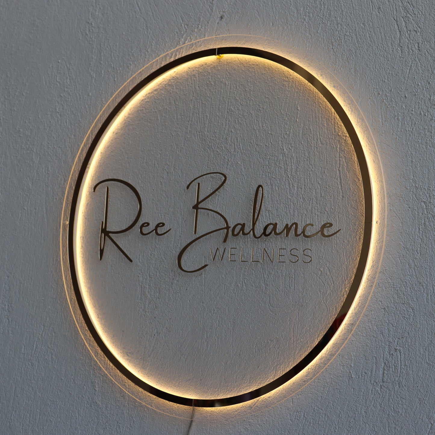Business Neon Sign | Mirror Neon Sign | Acrylic Custom Logo Decoration