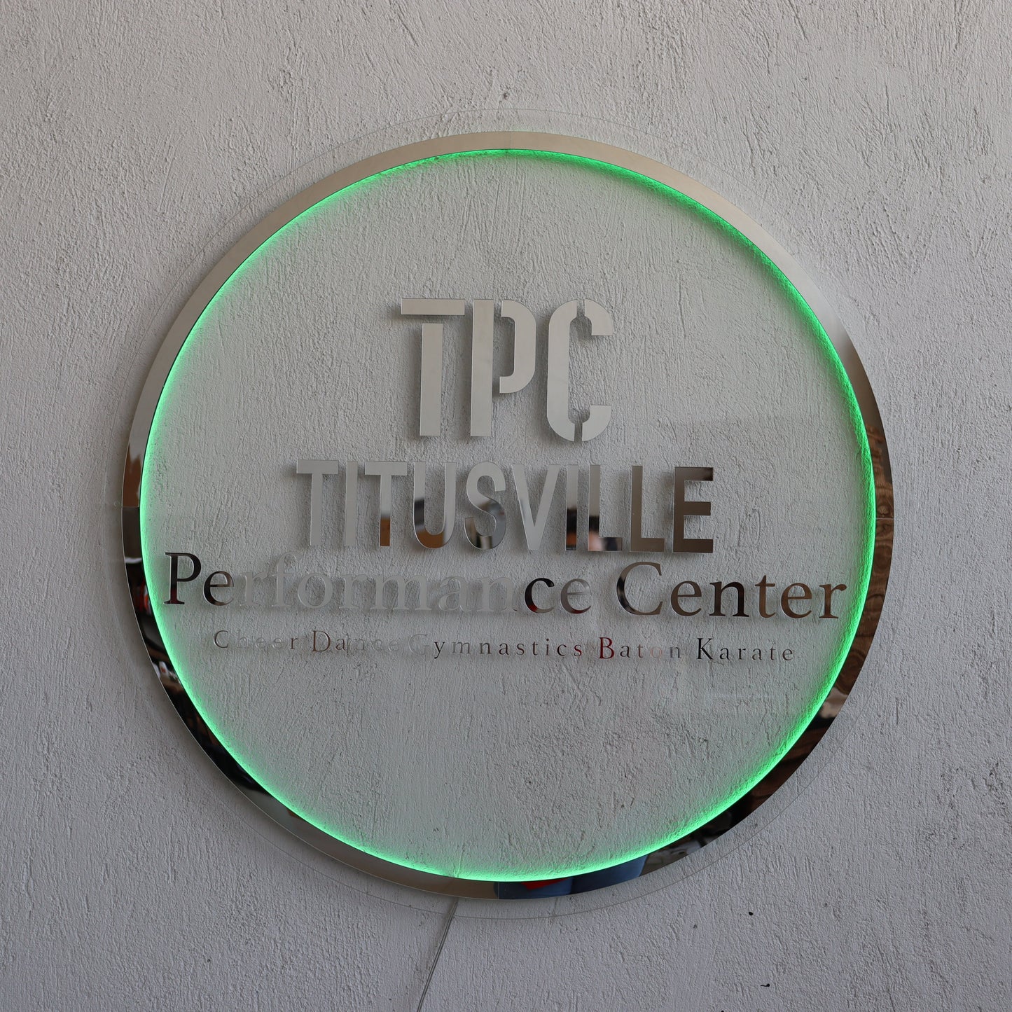 Business Neon Sign | Mirror Neon Sign | Acrylic Custom Logo Decoration
