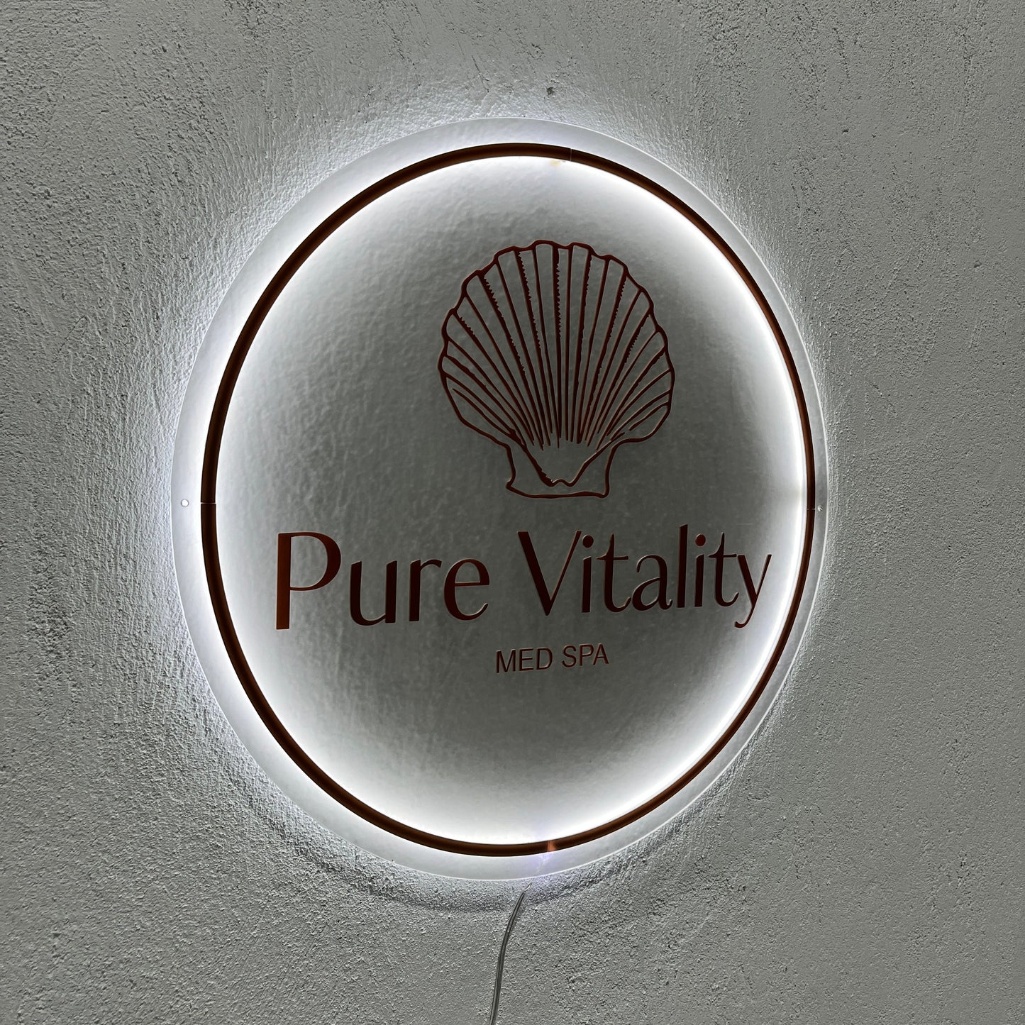 Business Neon Sign | Mirror Neon Sign | Acrylic Custom Logo Decoration