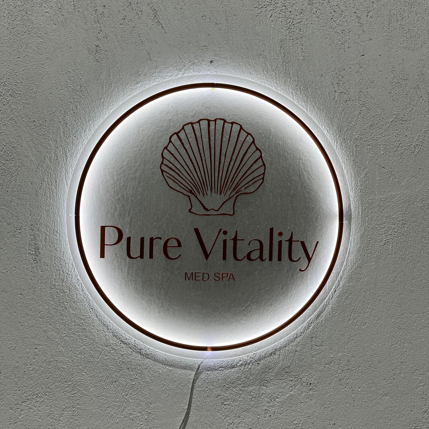 Business Neon Sign | Mirror Neon Sign | Acrylic Custom Logo Decoration