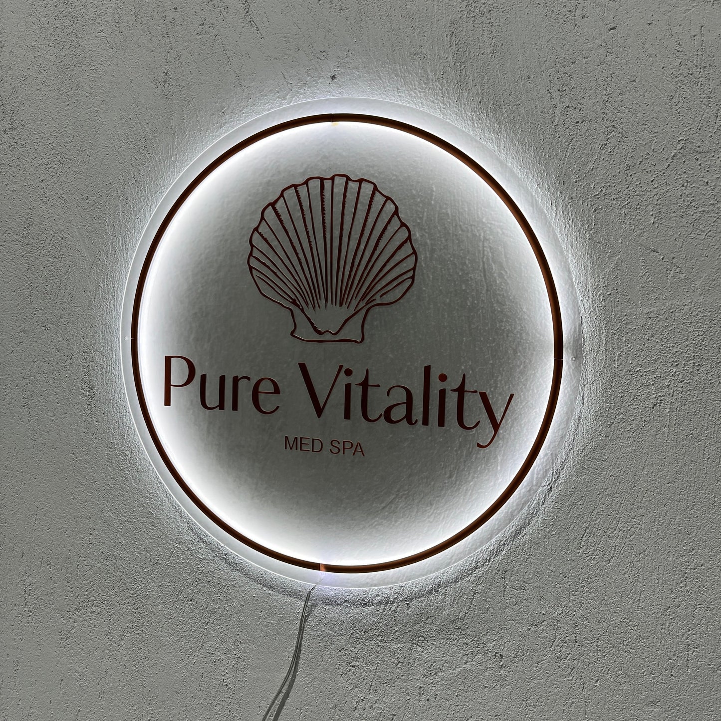Business Neon Sign | Mirror Neon Sign | Acrylic Custom Logo Decoration