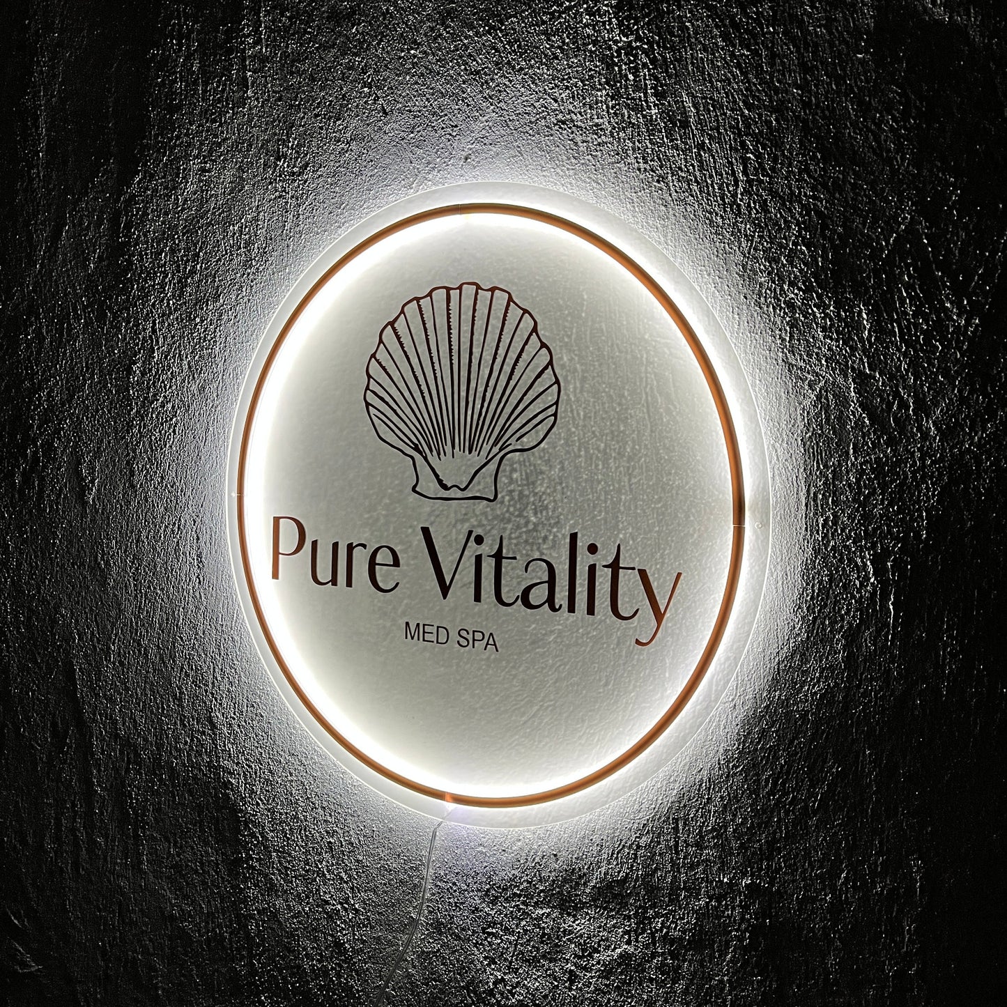 Business Neon Sign | Mirror Neon Sign | Acrylic Custom Logo Decoration