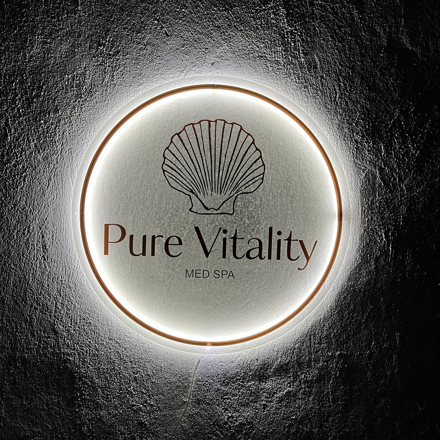 Business Neon Sign | Mirror Neon Sign | Acrylic Custom Logo Decoration