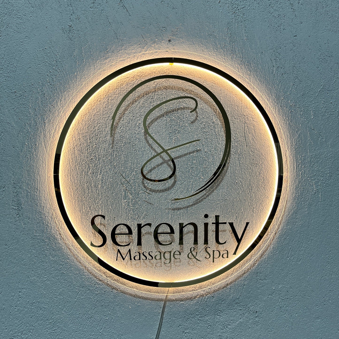 Business Neon Sign | Mirror Neon Sign | Acrylic Custom Logo Decoration