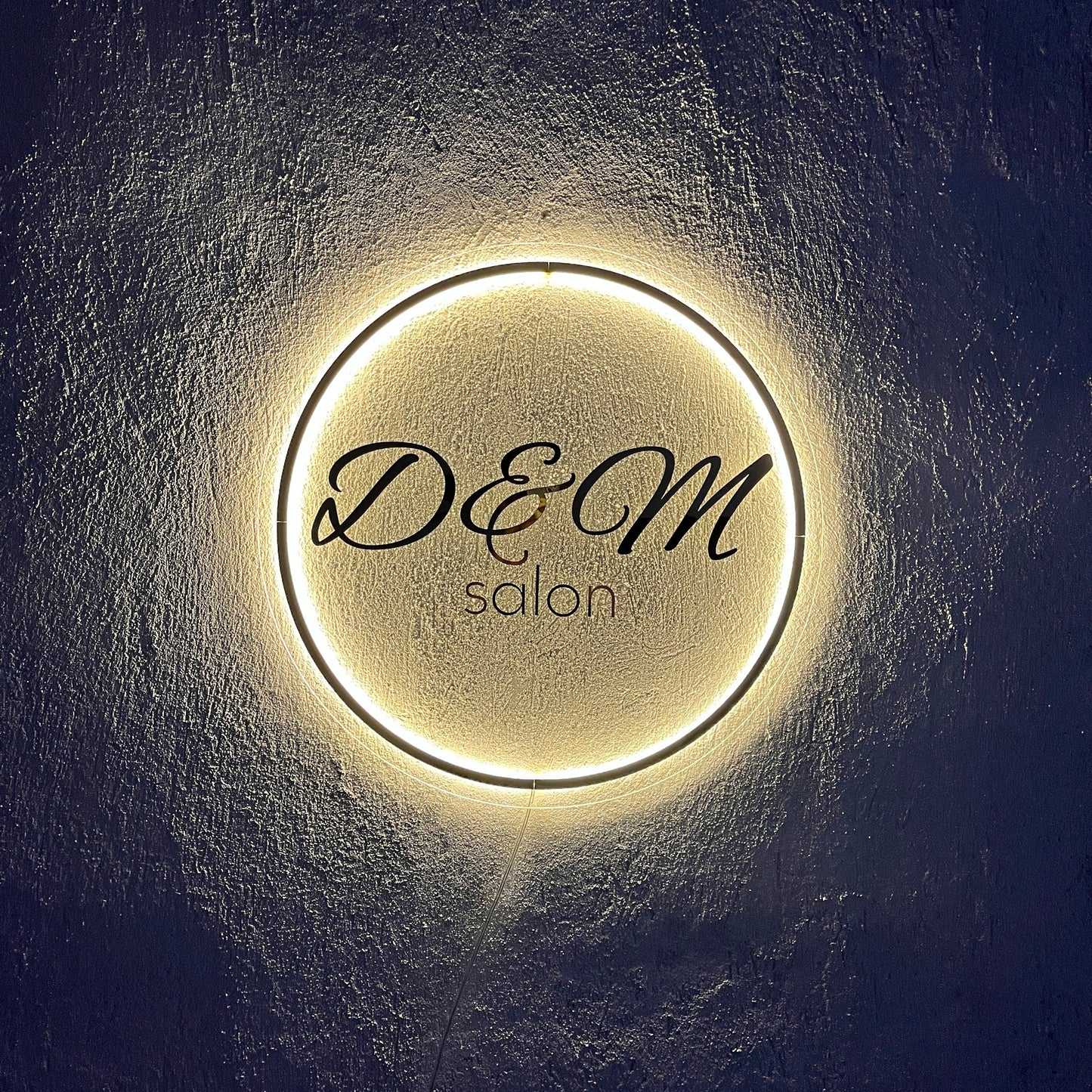 Business Neon Sign | Mirror Neon Sign | Acrylic Custom Logo Decoration