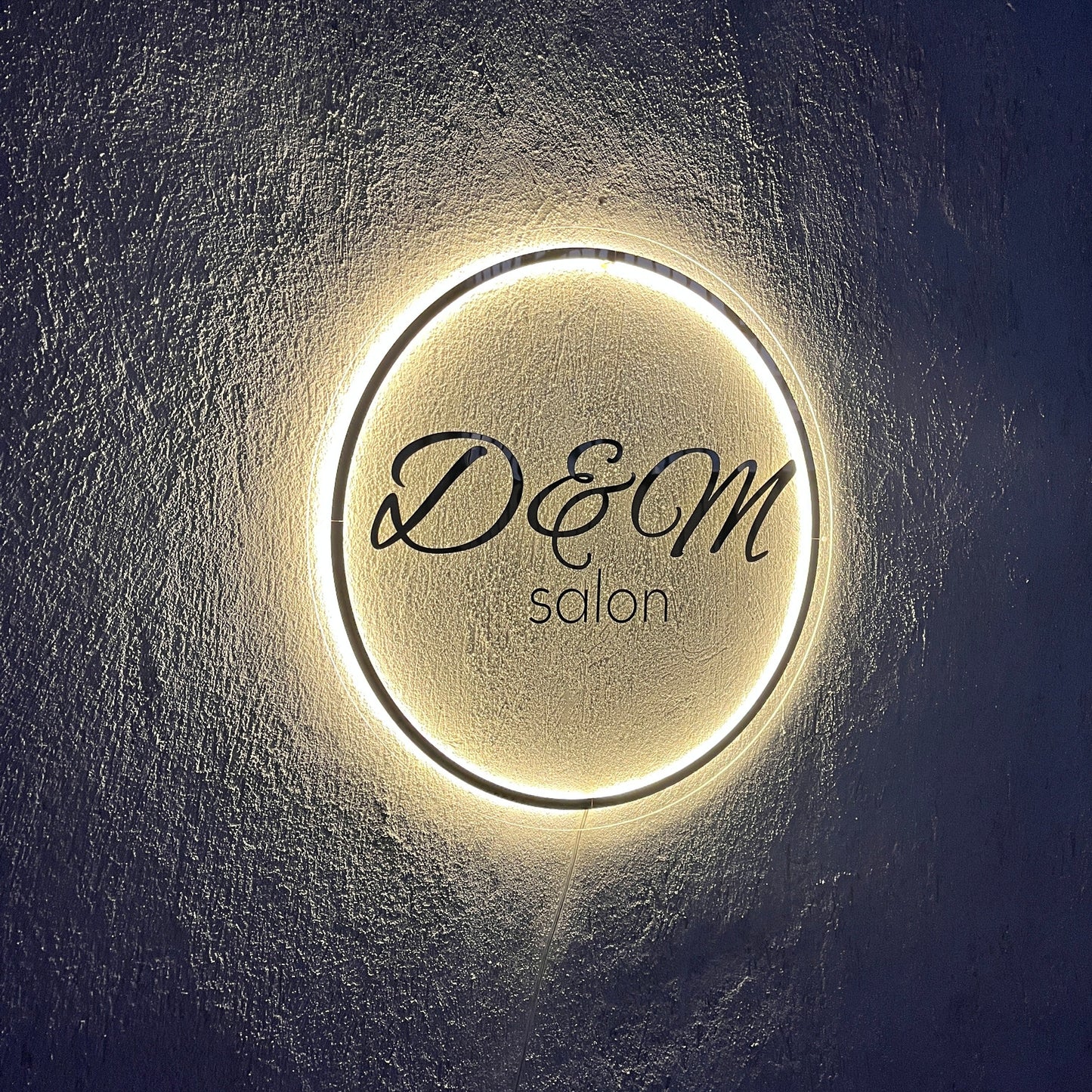 Business Neon Sign | Mirror Neon Sign | Acrylic Custom Logo Decoration