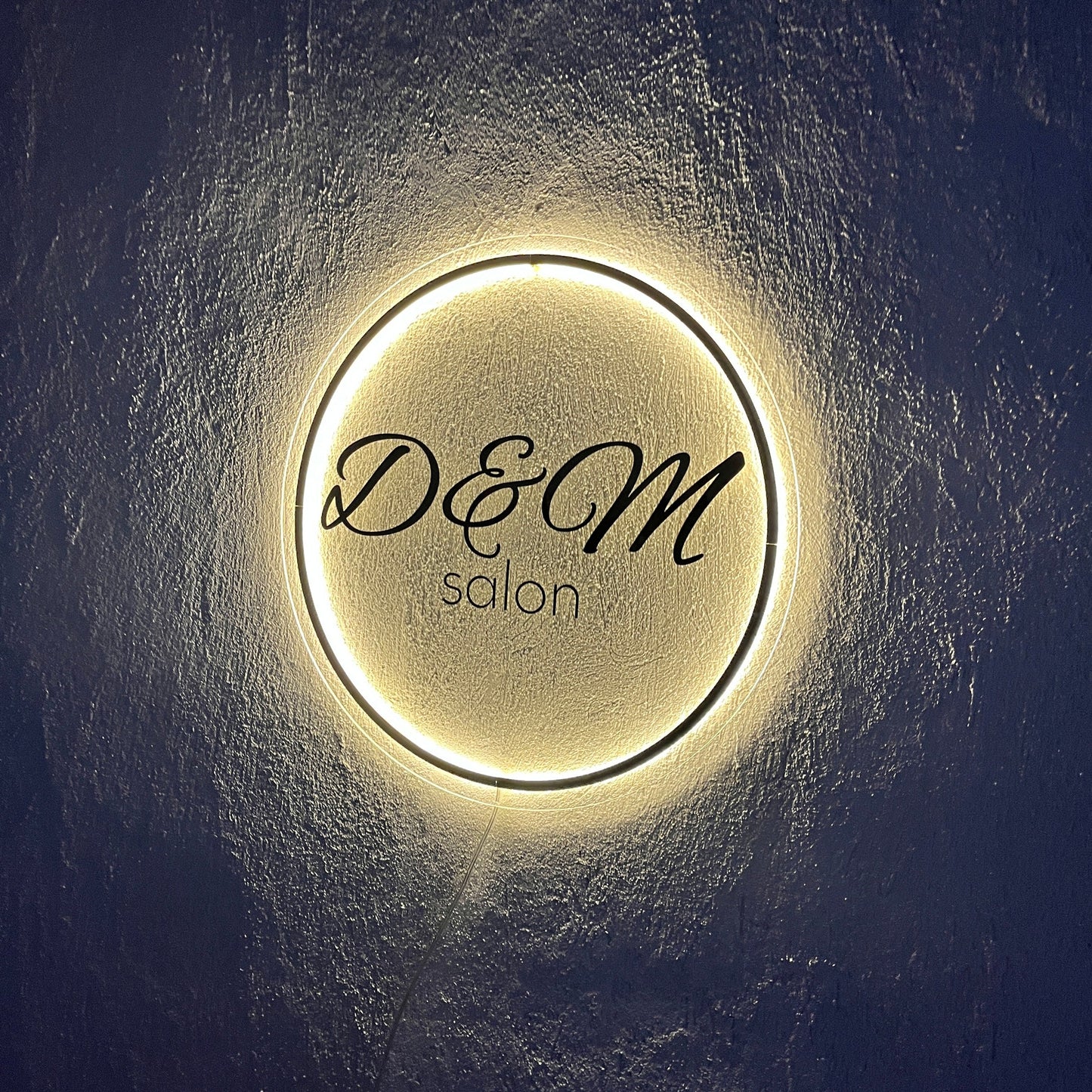 Business Neon Sign | Mirror Neon Sign | Acrylic Custom Logo Decoration
