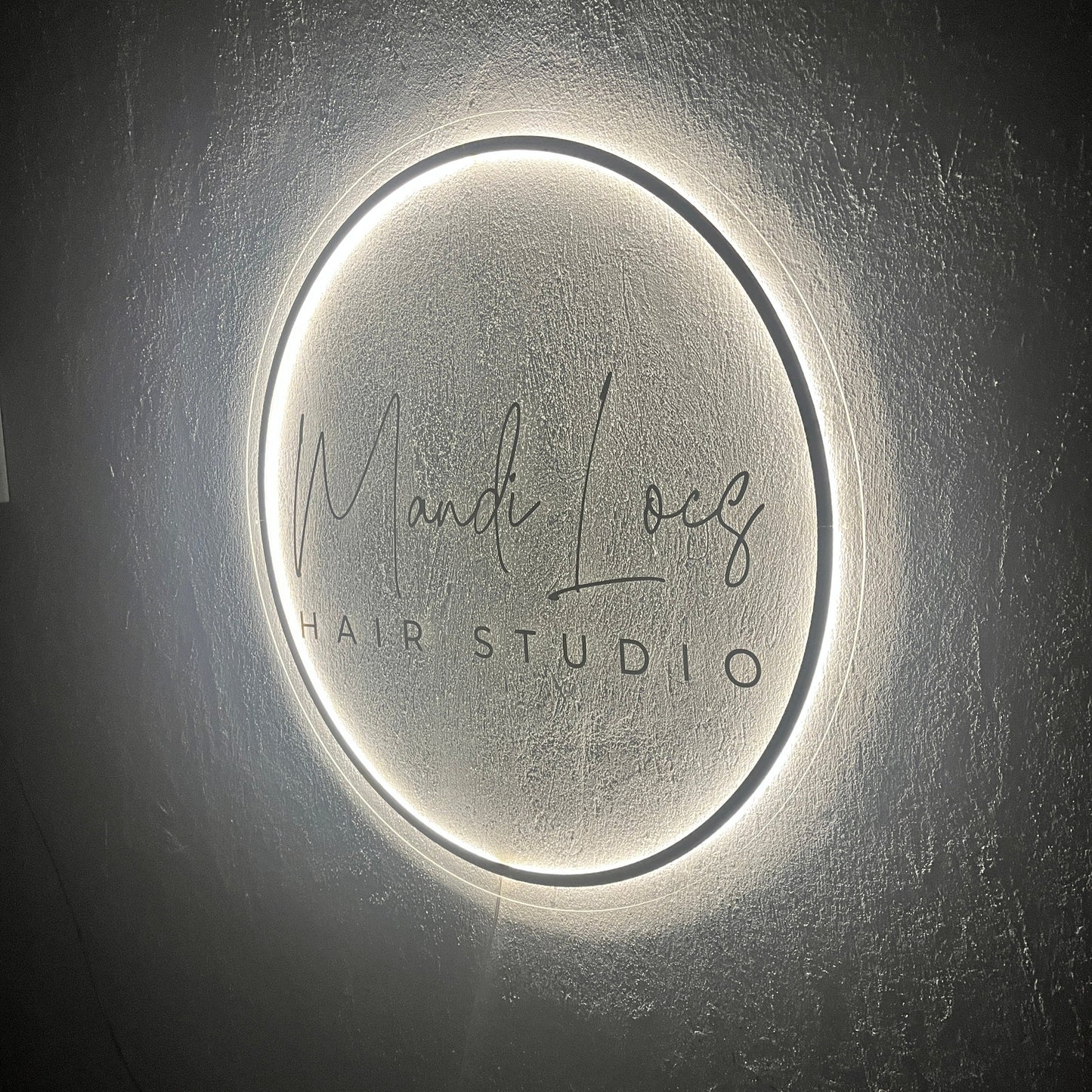 Business Neon Sign | Mirror Neon Sign | Acrylic Custom Logo Decoration
