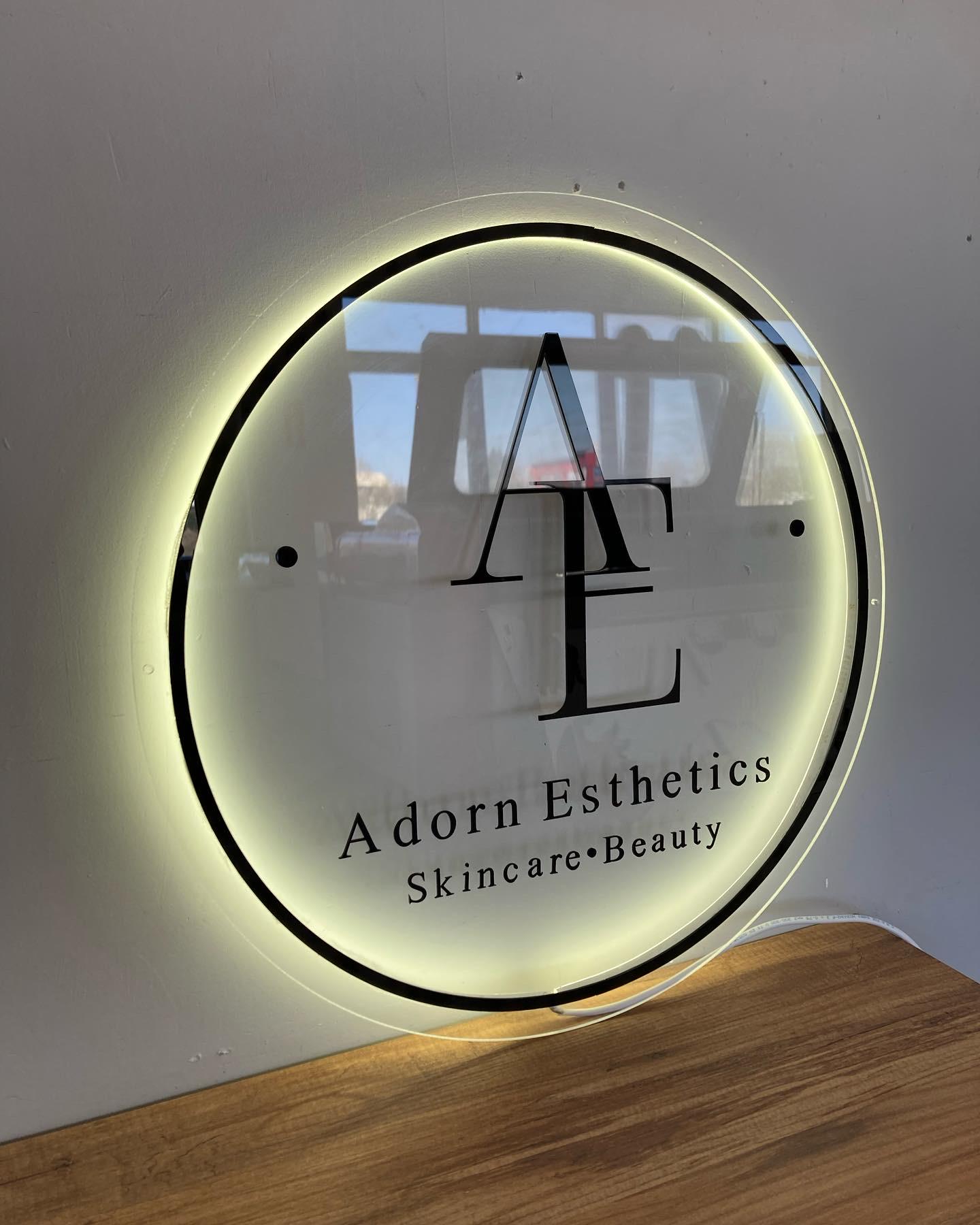 Custom 3D Business Logo Sign, Backlit Acrylic Sign, Personalized Business Name Sign, Salon Wall Decor, Office Sign, Storefront Sign