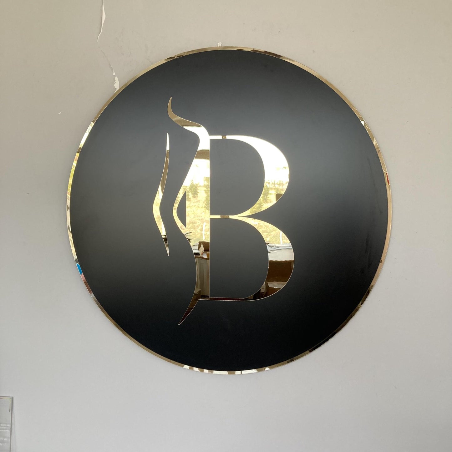 Custom 3D Business Logo Sign, Backlit Acrylic Sign, Personalized Business Name Sign, Salon Wall Decor, Office Sign, Storefront Sign