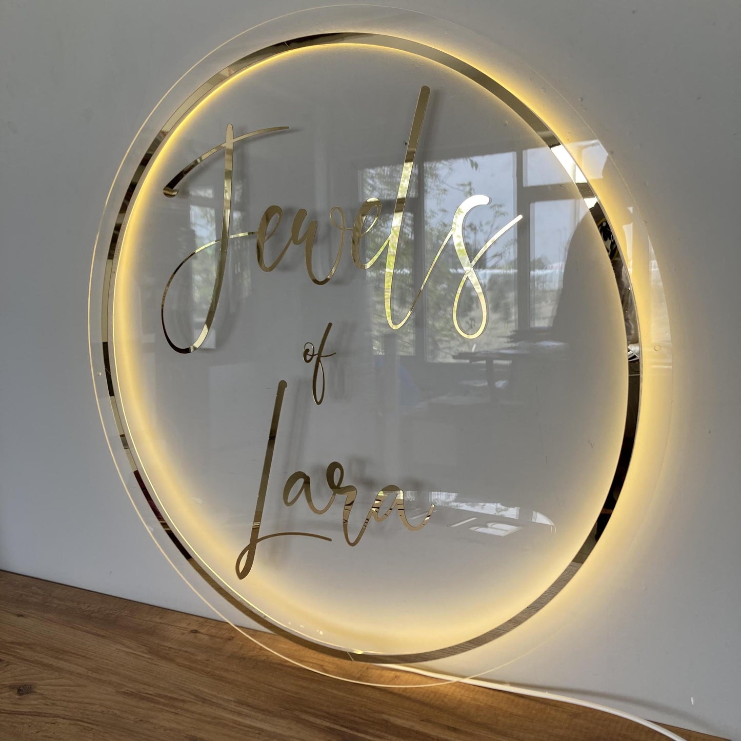 Custom 3D Business Logo Sign, Backlit Acrylic Sign, Personalized Business Name Sign, Salon Wall Decor, Office Sign, Storefront Sign