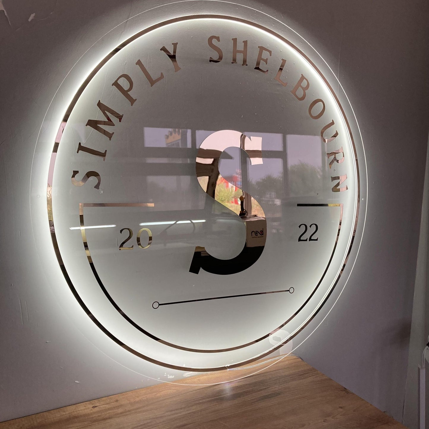 Custom 3D Business Logo Sign, Backlit Acrylic Sign, Personalized Business Name Sign, Salon Wall Decor, Office Sign, Storefront Sign