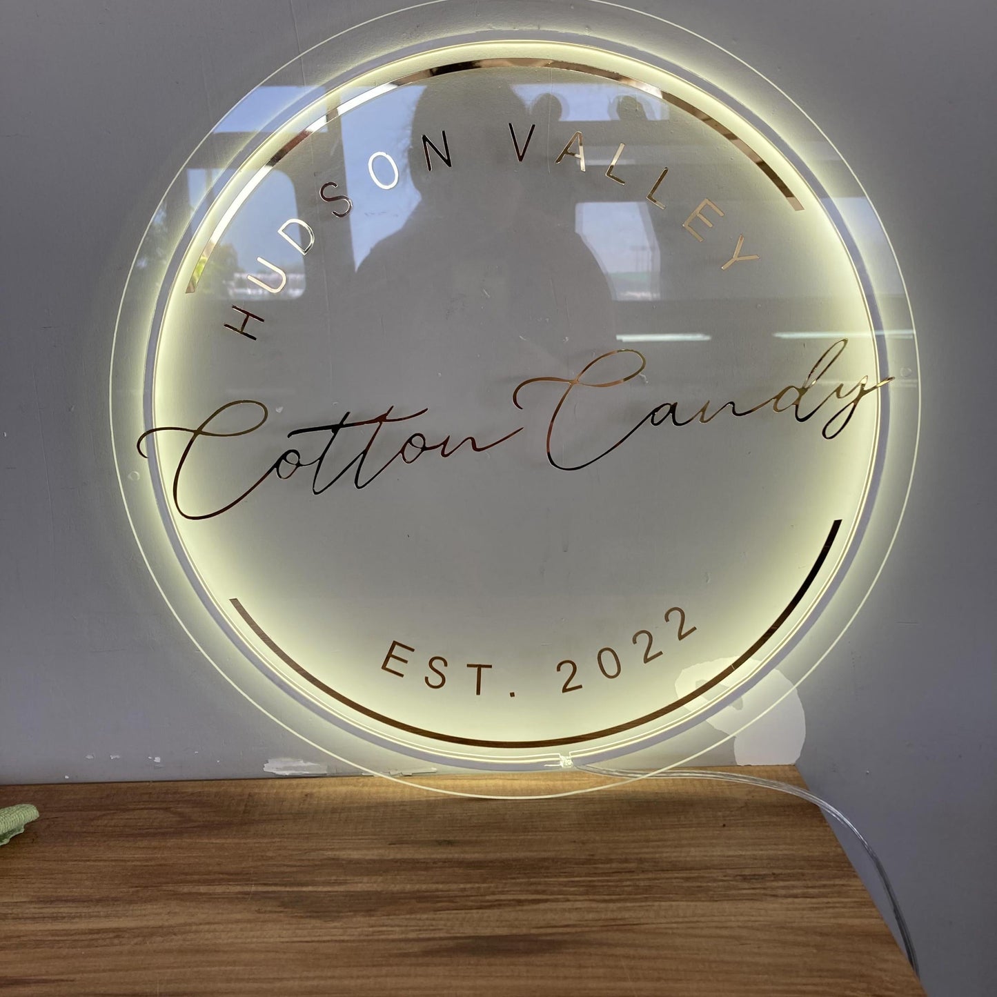 Custom Logo Sign, Business Custom 3D Backlit Acrylic Sign, Personalized Business Name Sign, Salon Wall Decor, Office Sign, Storefront Sign