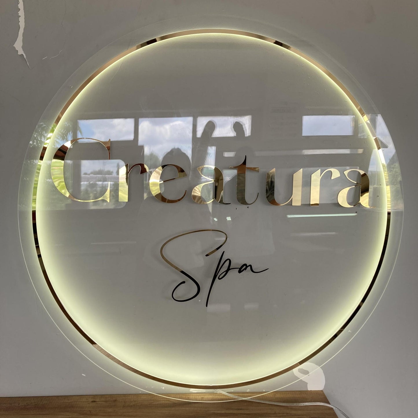 Custom Logo Sign, Business Custom 3D Backlit Acrylic Sign, Personalized Business Name Sign, Salon Wall Decor, Office Sign, Storefront Sign