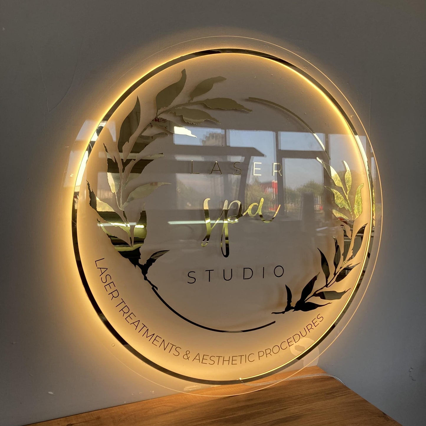 Custom Logo Sign, Business Custom 3D Backlit Acrylic Sign, Personalized Business Name Sign, Salon Wall Decor, Office Sign, Storefront Sign