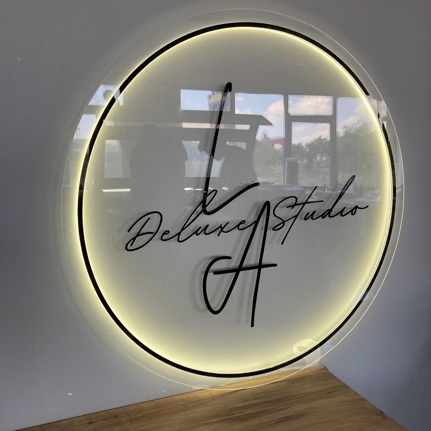 Custom Logo Sign, Business Custom 3D Backlit Acrylic Sign, Personalized Business Name Sign, Salon Wall Decor, Office Sign, Storefront Sign