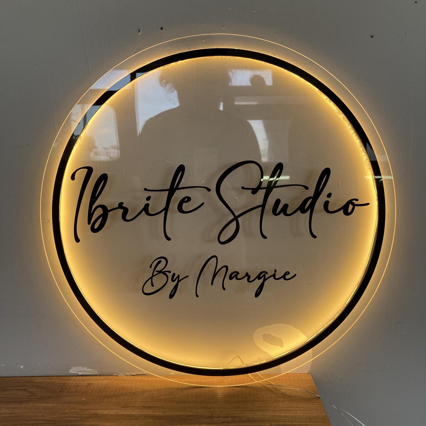 Custom Logo Sign, Business Custom 3D Backlit Acrylic Sign, Personalized Business Name Sign, Salon Wall Decor, Office Sign, Storefront Sign