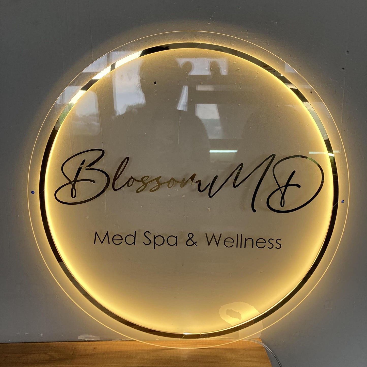 Custom Logo Sign, Business Custom 3D Backlit Acrylic Sign, Personalized Business Name Sign, Salon Wall Decor, Office Sign, Storefront Sign