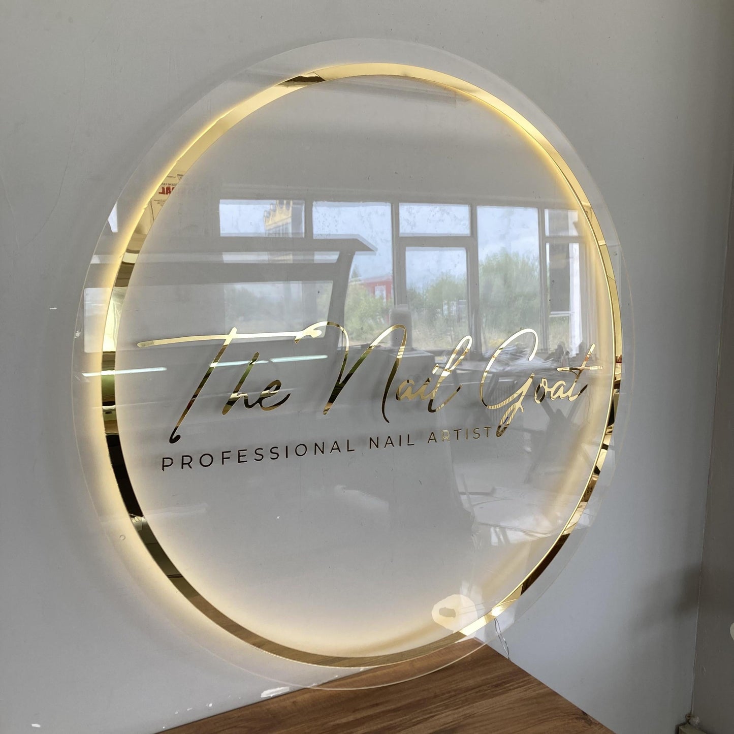 Custom Logo Sign, Business Custom 3D Backlit Acrylic Sign, Personalized Business Name Sign, Salon Wall Decor, Office Sign, Storefront Sign