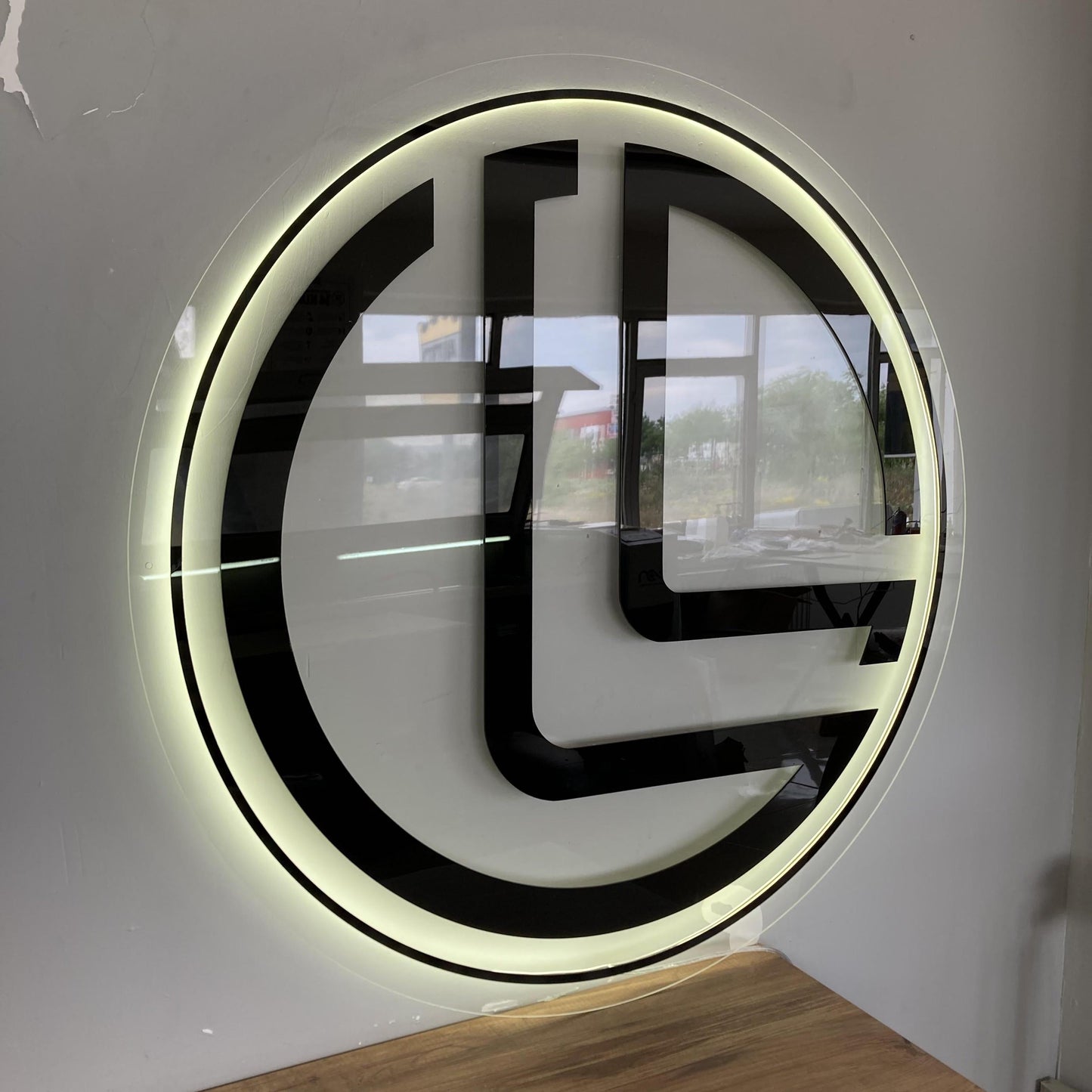 Custom Logo Sign, Business Custom 3D Backlit Acrylic Sign, Personalized Business Name Sign, Salon Wall Decor, Office Sign, Storefront Sign