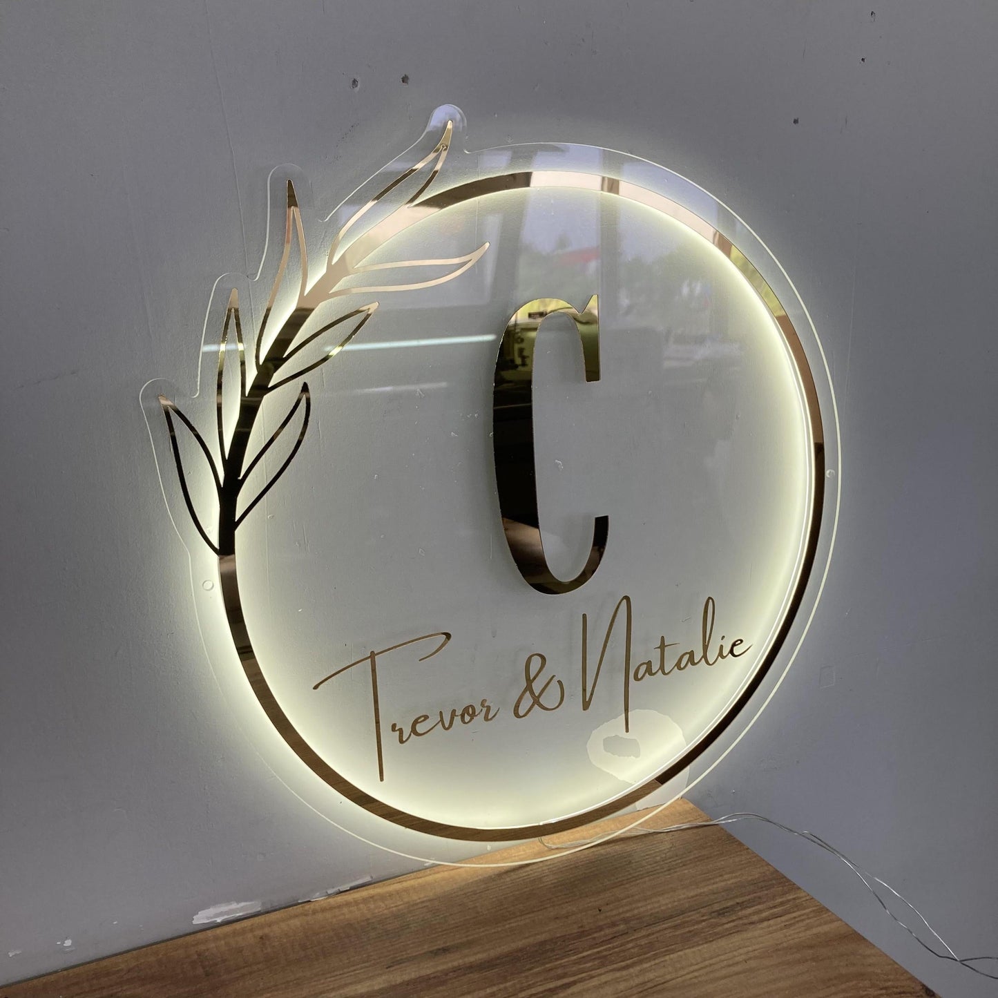 Custom Logo Sign, Business Custom 3D Backlit Acrylic Sign, Personalized Business Name Sign, Salon Wall Decor, Office Sign, Storefront Sign