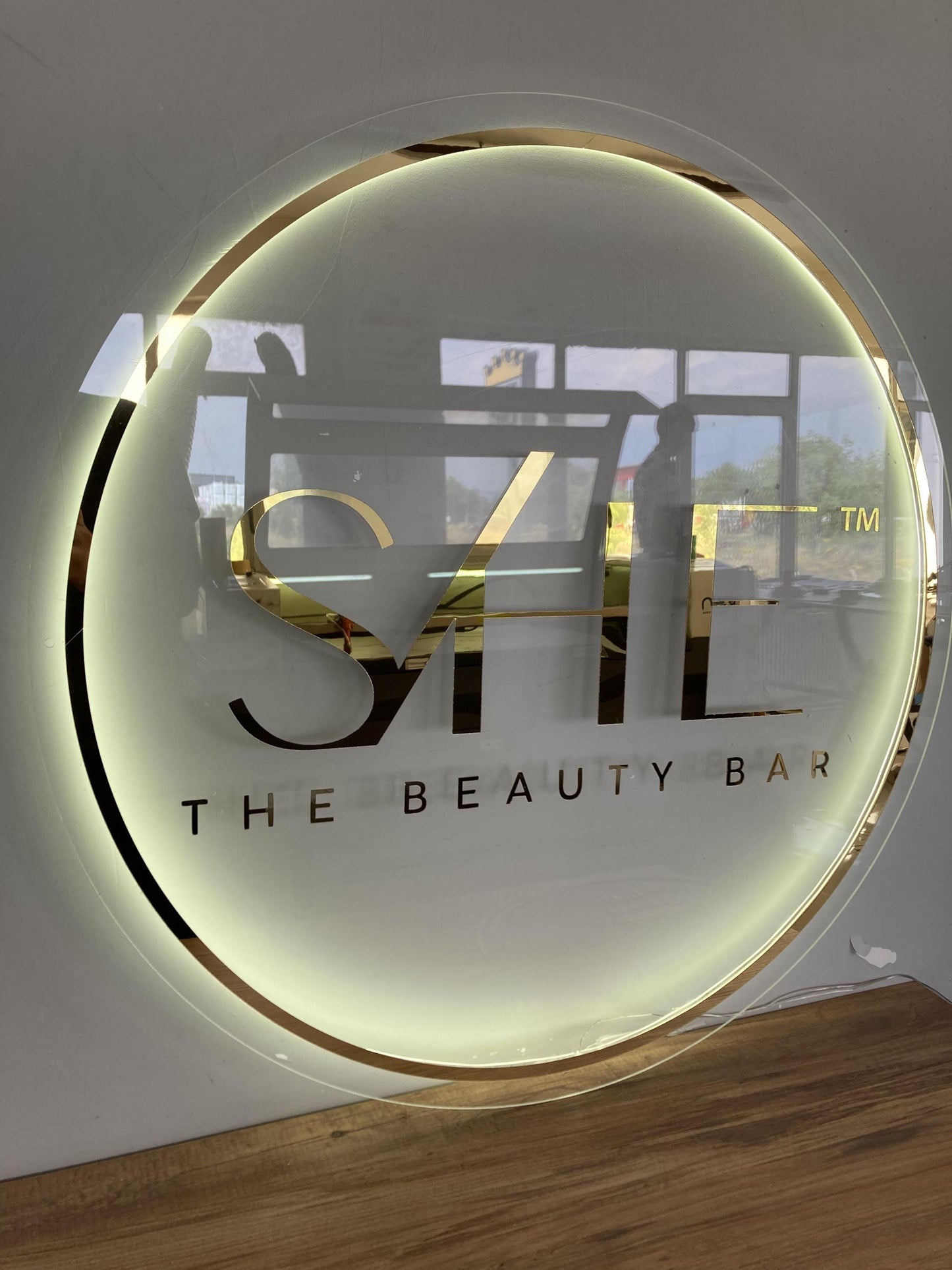 Custom Logo Sign, Business Custom 3D Backlit Acrylic Sign, Personalized Business Name Sign, Salon Wall Decor, Office Sign, Storefront Sign