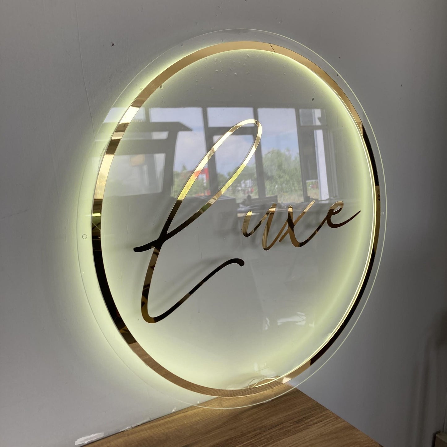 Custom Logo Sign, Business Custom 3D Backlit Acrylic Sign, Personalized Business Name Sign, Salon Wall Decor, Office Sign, Storefront Sign