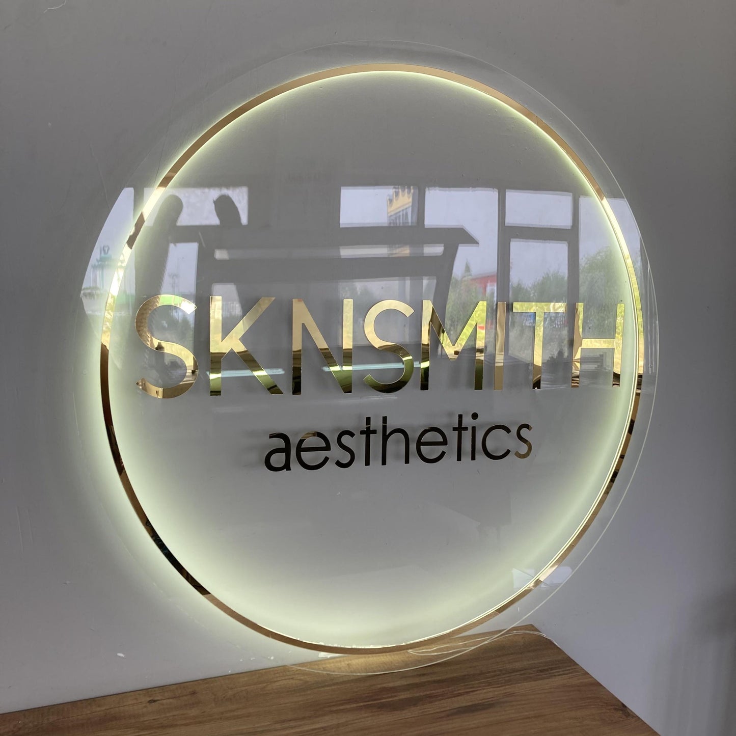 Custom Logo Sign, Business Custom 3D Backlit Acrylic Sign, Personalized Business Name Sign, Salon Wall Decor, Office Sign, Storefront Sign