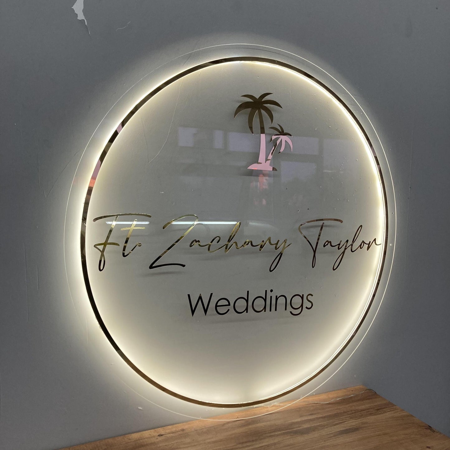 Custom Logo Sign, Business Custom 3D Backlit Acrylic Sign, Personalized Business Name Sign, Salon Wall Decor, Office Sign, Storefront Sign