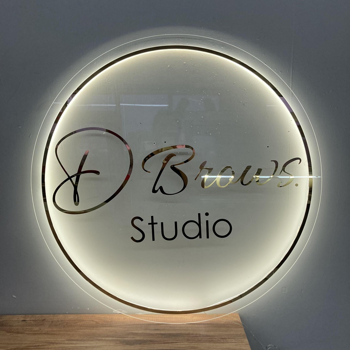 Custom Logo Sign, Business Custom 3D Backlit Acrylic Sign, Personalized Business Name Sign, Salon Wall Decor, Office Sign, Storefront Sign