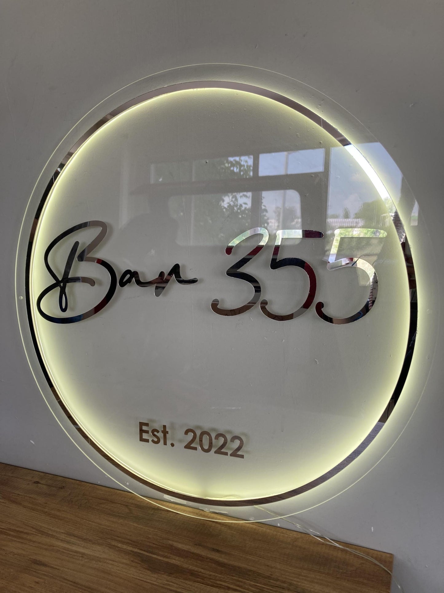 Custom Logo Sign, Business Custom 3D Backlit Acrylic Sign, Personalized Business Name Sign, Salon Wall Decor, Office Sign, Storefront Sign