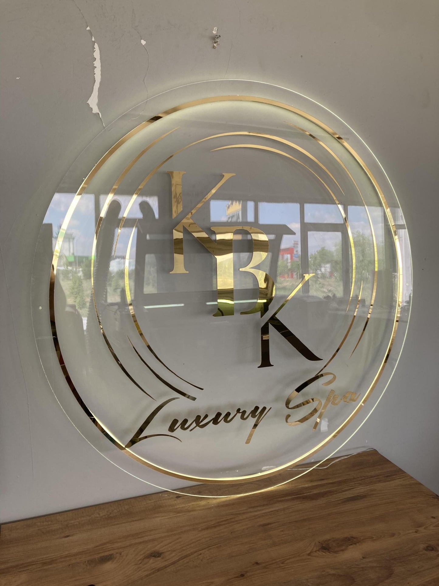 Custom Logo Sign, Business Custom 3D Backlit Acrylic Sign, Personalized Business Name Sign, Salon Wall Decor, Office Sign, Storefront Sign