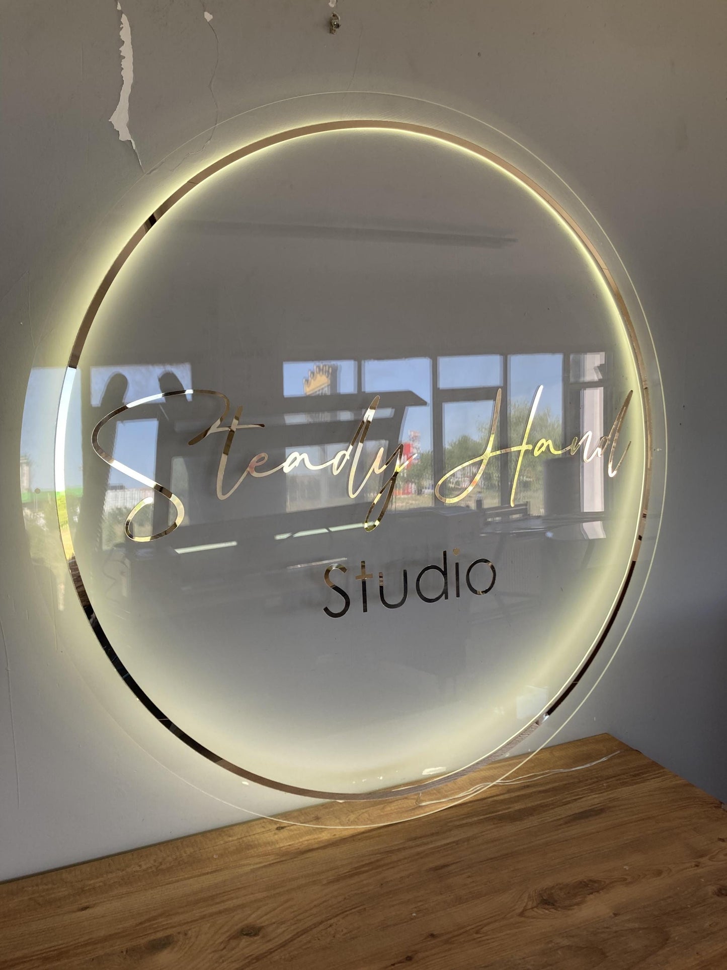 Custom Logo Sign, Business Custom 3D Backlit Acrylic Sign, Personalized Business Name Sign, Salon Wall Decor, Office Sign, Storefront Sign