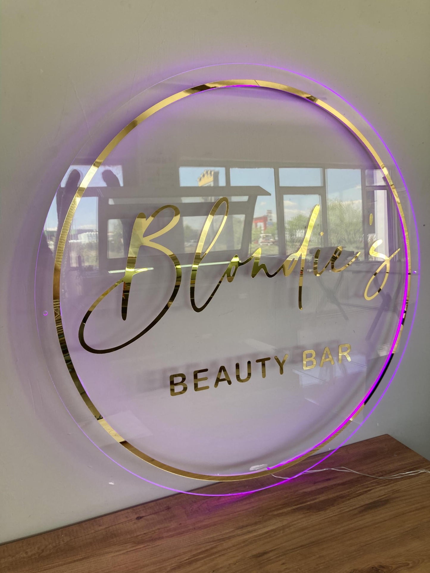 Custom Logo Sign, Business Custom 3D Backlit Acrylic Sign, Personalized Business Name Sign, Salon Wall Decor, Office Sign, Storefront Sign