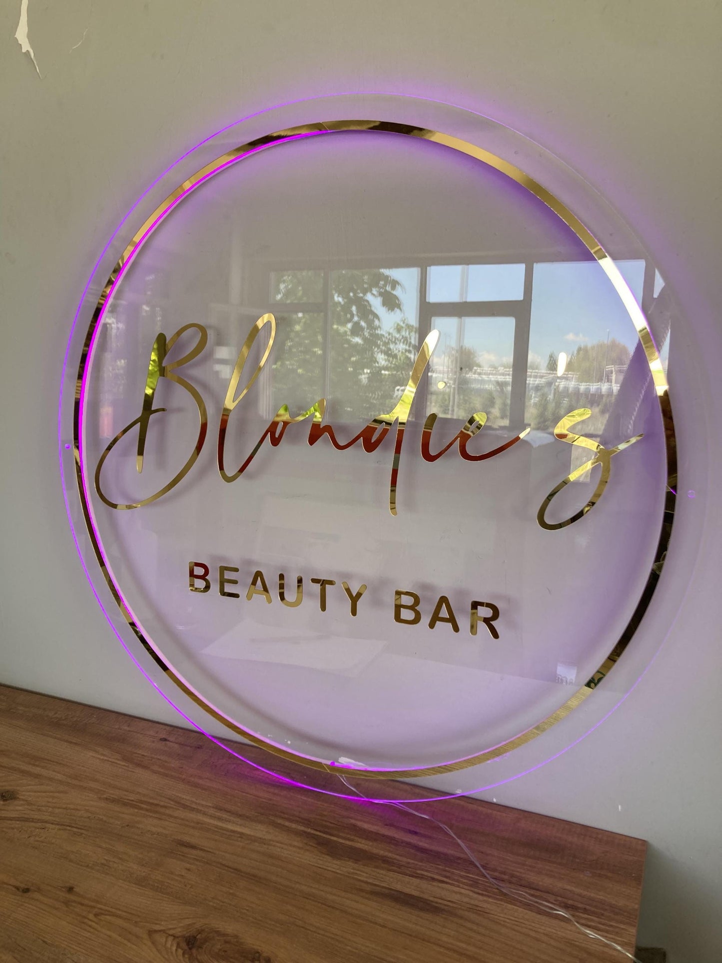 Custom Logo Sign, Business Custom 3D Backlit Acrylic Sign, Personalized Business Name Sign, Salon Wall Decor, Office Sign, Storefront Sign