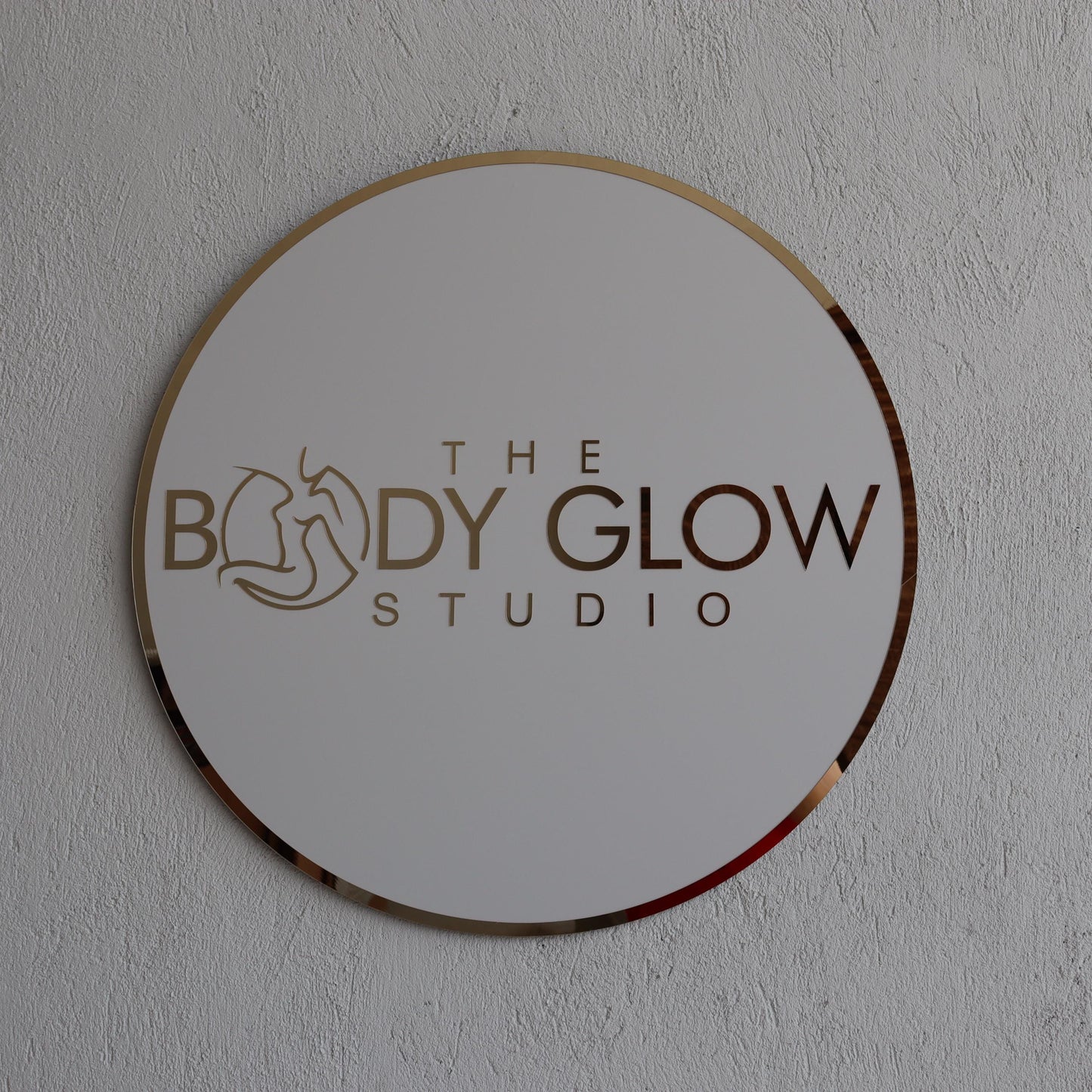 Business Mirror Logo Sign, Custom 3D Acrylic Sign, Modern Office Wall Decor, Personalized Company Logo, Reception Desk Sign