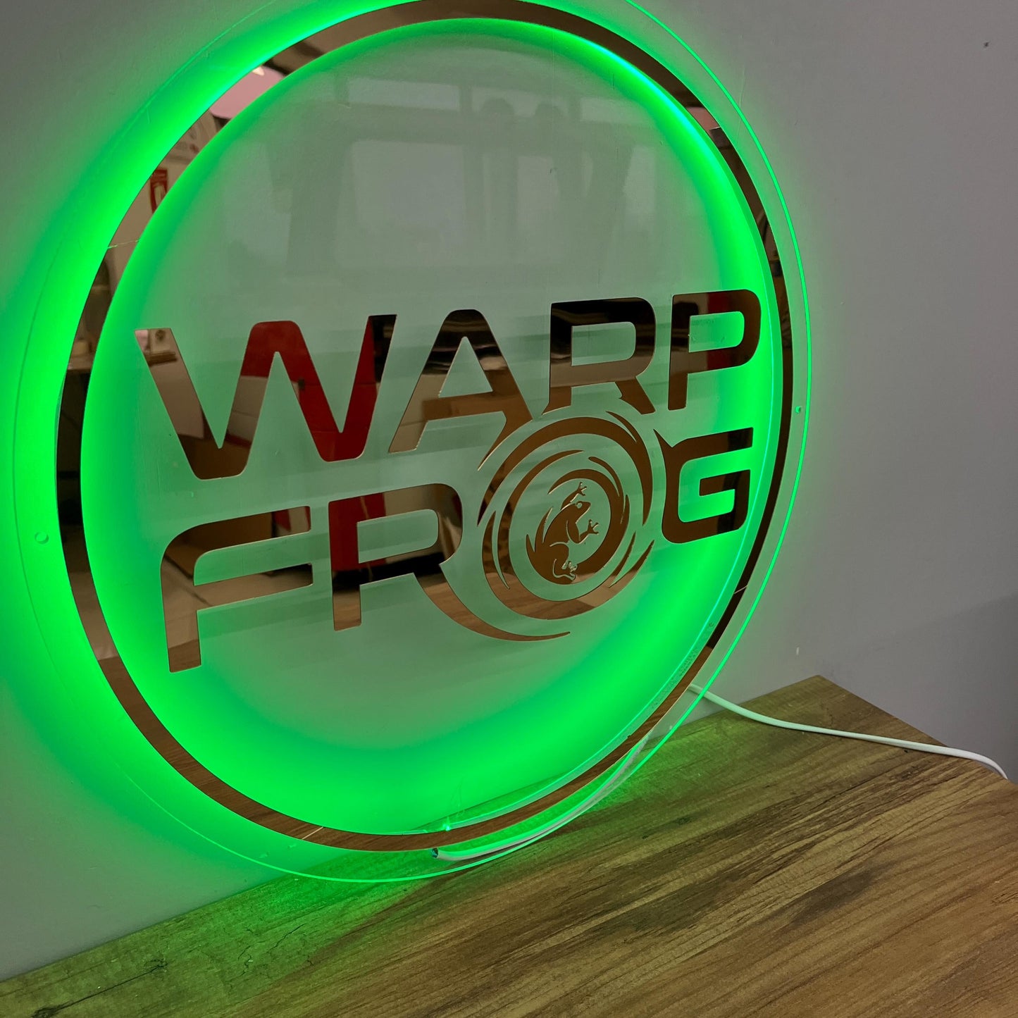Custom 3D Business Logo Sign, Backlit Acrylic Sign, Personalized Business Name Sign, Salon Wall Decor, Office Sign, Storefront Sign