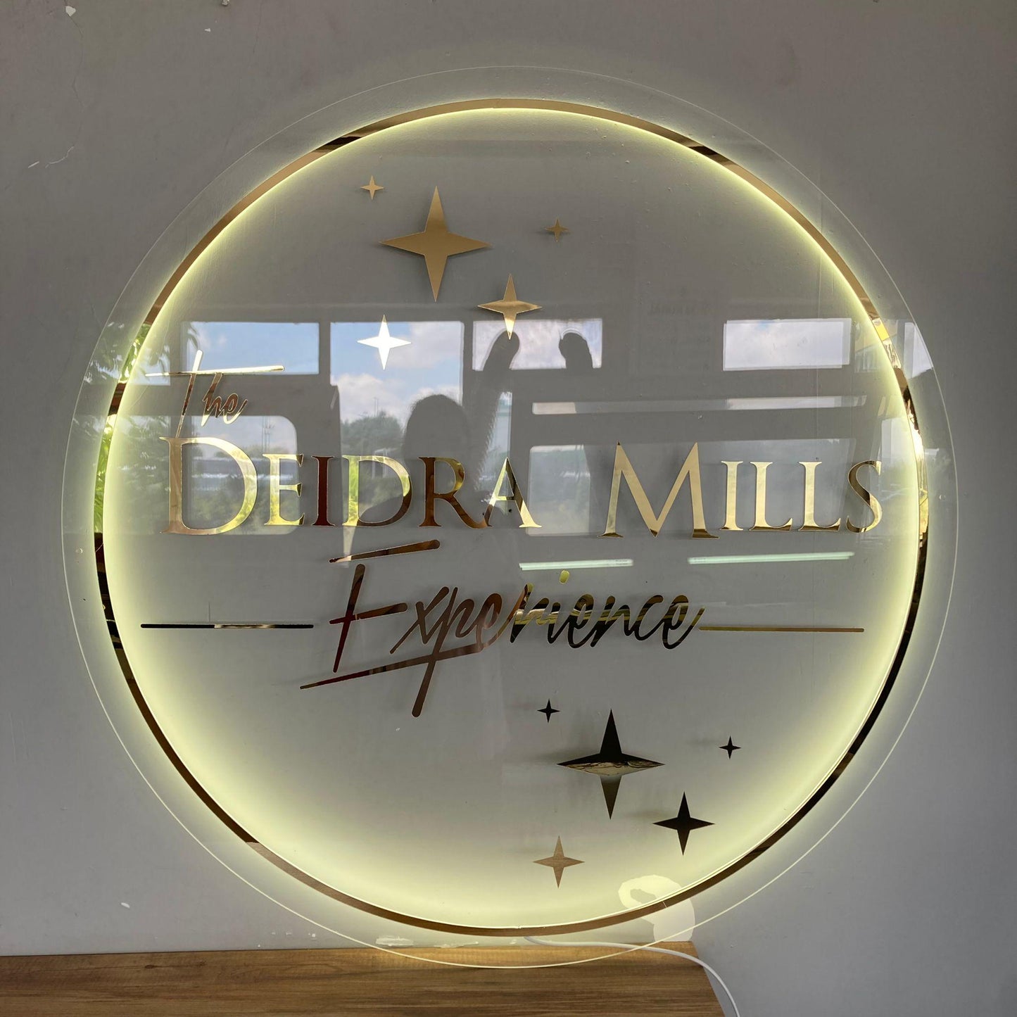 Custom 3D Business Logo Sign, Backlit Acrylic Sign, Personalized Business Name Sign, Salon Wall Decor, Office Sign, Storefront Sign