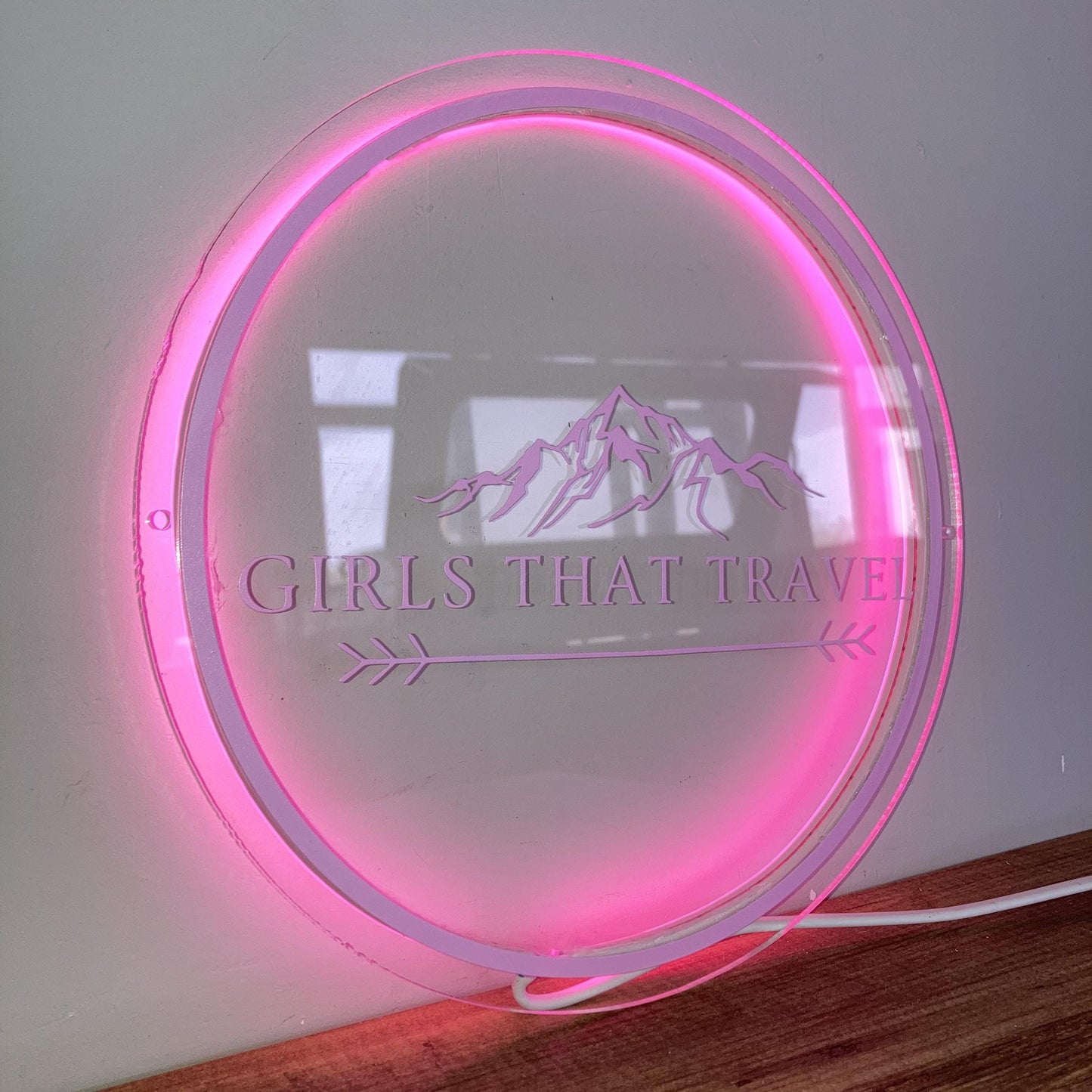 Custom 3D Business Logo Sign, Backlit Acrylic Sign, Personalized Business Name Sign, Salon Wall Decor, Office Sign, Storefront Sign