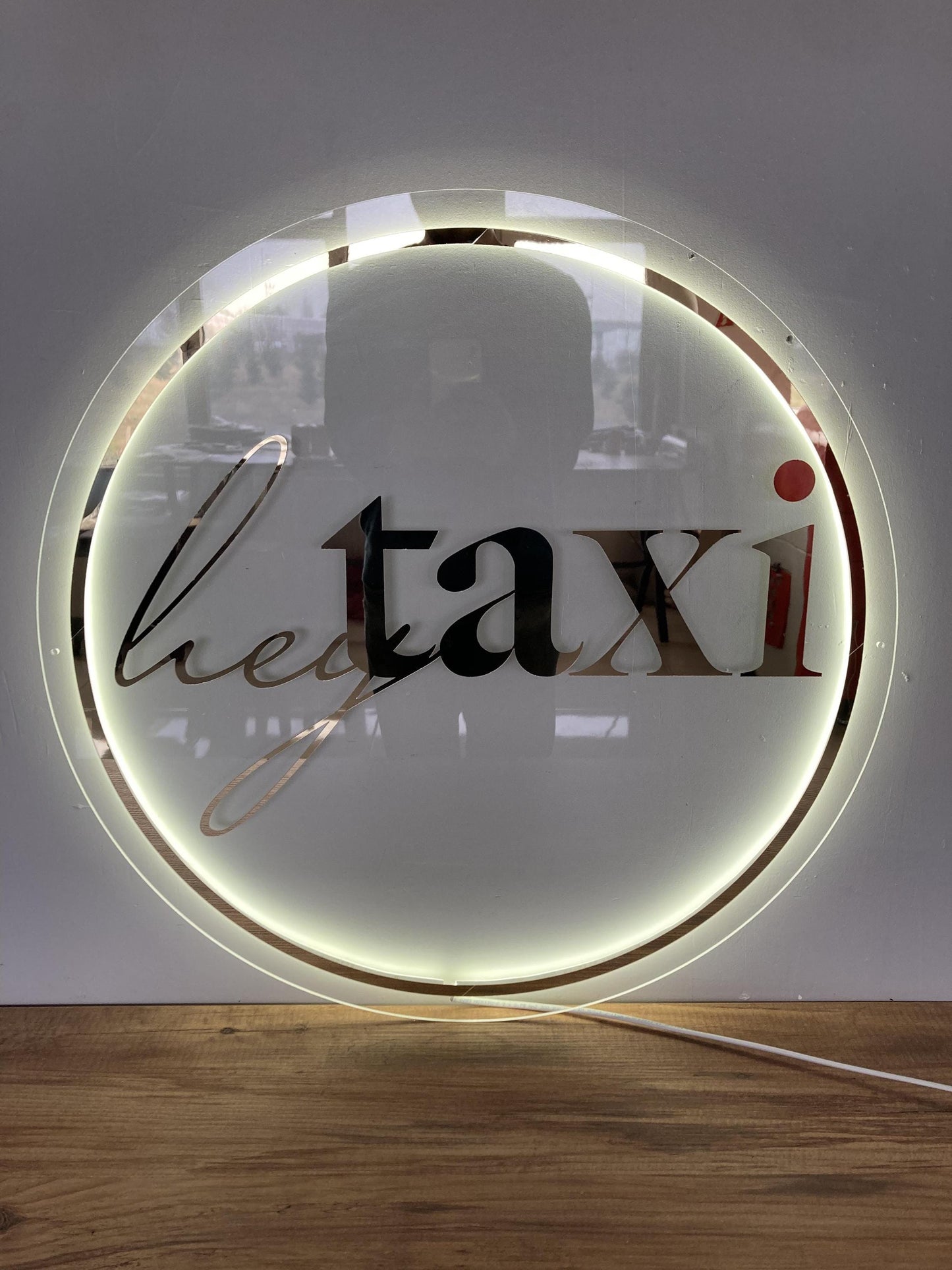 Custom 3D Business Logo Sign, Backlit Acrylic Sign, Personalized Business Name Sign, Salon Wall Decor, Office Sign, Storefront Sign